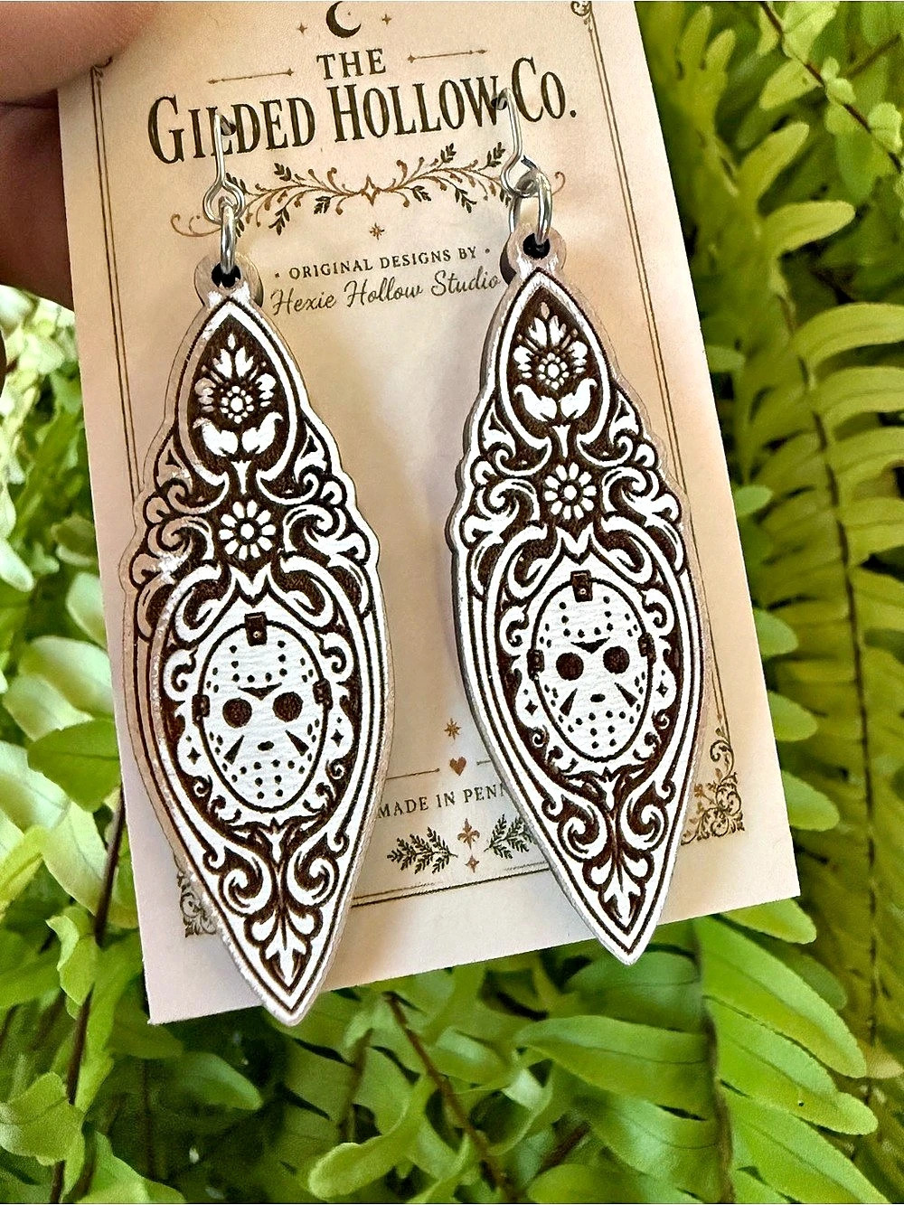 80’s Slasher Earrings Handmade